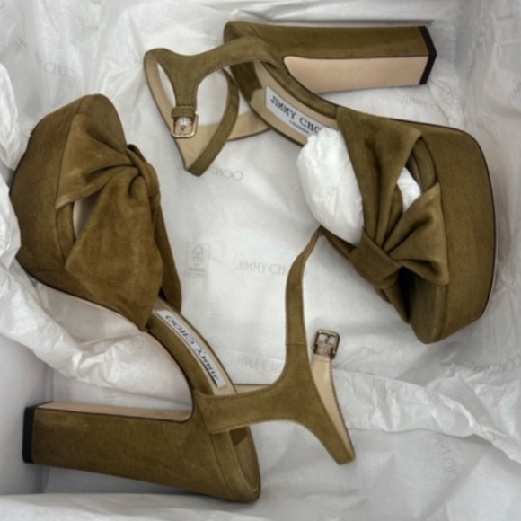 JIMMY CHOO HELOISE 120 PLATFORM HEEL NWT! - Picture 2 of 5